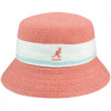 Palarie Kangol Bermuda Stripe Bucket (Masura : M,L) - Cod 23522542357, Negru