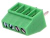 Conector regletă PCB 90&deg; 2,54mm