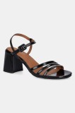 Billi Bi sandale de piele culoarea negru, A8377
