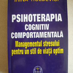 IRINA HOLDEVICI - PSIHOTERAPIA COGNITIV COMPORTAMENTALA - 2005