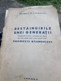 DESTAINUIRILE UNEI GENERATII-MONOGRAFIA ISTORICA A PROMOTIEI DE OFITERI DIN TOATE ARMELE ACTIVI SI DE REZERVA 1917- MAIOR C.M. SANDOVICI