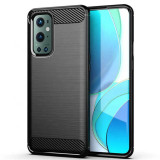 Husa Oneplus 9 Pro Carbon Negru Techsuit