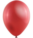 Baloane Rosu Metalic 100 Buc. 25 Cm Latex Natural Globos Festival - Petreceri Copii