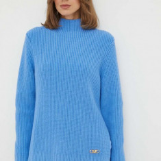 MICHAEL Michael Kors pulover de lana femei, călduros, cu turtleneck