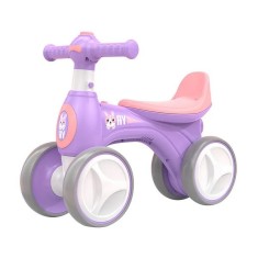 Bicicleta fara pedale cu roti silentioase Bunny mov