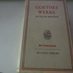 Die Leiden des jungen Werher, Wilhelm meister etc. -Goethe