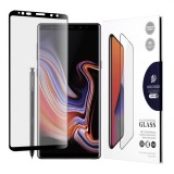 Folie de protectie Ecran DUX DUCIS pentru Samsung Galaxy Note 9 N960, Sticla Securizata, Edge Glue, Neagra