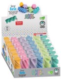 Radiera burgo, culori pastel, 1 bucata/blister, prezentare pe display 36 bucati, Herlitz