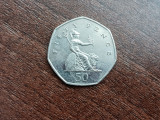 M3 C50 - Moneda foarte veche - Anglia - fifty pence - 2007, Europa