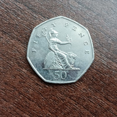 M3 C50 - Moneda foarte veche - Anglia - fifty pence - 2007