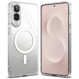 Husa MagSafe pentru Samsung Galaxy S25 Edge S937, Ringke, Fusion, Transparenta