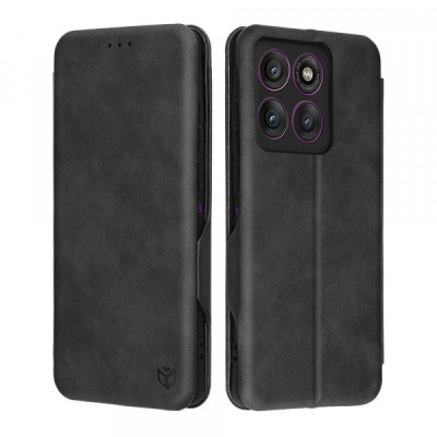 Husa pentru Motorola Edge 60 Pro, Techsuit, Safe Wallet Plus, Neagra foto