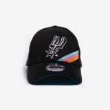 Șapcă de baschet NBA - New Era - San Antonio Spurs Negru Adulți