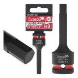 Cheie tubulara de impact HEX 1 / 2&quot;, H8, Cr-Mo, Tvardy T00217-08