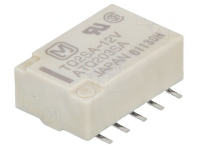 Releu Electromagnetic DPDT 12VDC 2A foto