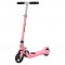 Trotineta electrica Fun Wheels Rebel, 100 W, 12 km/h, autonomie 6 km, maxim 50 kg, 6 ani+, Roz