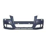 Bara fata Audi A3 (8p), 04.2008-10.2012, parte montare, grunduita, cu gauri pentru spalator, 133207-4, Aftermarket, Rapid