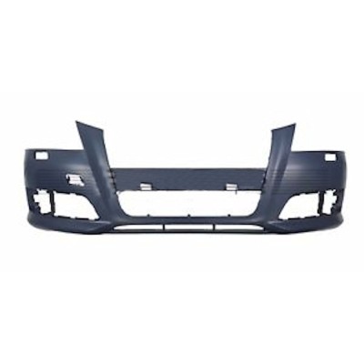 Bara fata Audi A3 (8p), 04.2008-10.2012, parte montare, grunduita, cu gauri pentru spalator, 133207-4, Aftermarket foto
