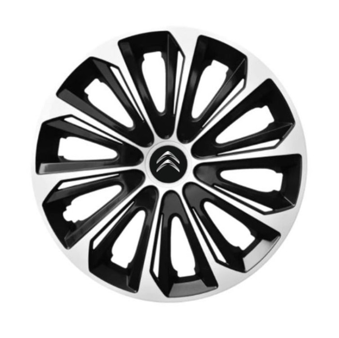 Set 4 capace roti Extra strong silver R15 pentru gama auto Citroen