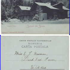 Casa Regala -Sinaia-Castelul Foisor- clasica, rara