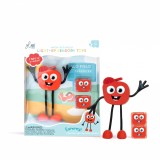 Cumpara ieftin Jucarie senzoriala luminoasa Sammy - Glo Pal, rosu, Glo Pals