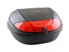 Cutie Moto Top Case Revo 45L Negru 60x40x33cm, Placa Prindere Inclusa, Catadioptru