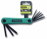 Stanley 4-69-263 Set de 8 chei Torx pliabili in carcasa T9 - T10 - T15 - T20 - T25 - T27 - T30 - T40 - 3253564692632