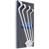 Unior 964/4SOS - Set chei inelare duble cotite 21-32 mm 4 bucati