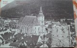 Carte postala, Biserica Neagra din Brasov, perioada interbelica
