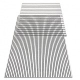 Covor PEARL 51333K cremă / negru - Linii exclusiv, structural, 192x290 cm