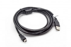 Usb datenkabel mini-usb 3,0 meter schwarz, foto