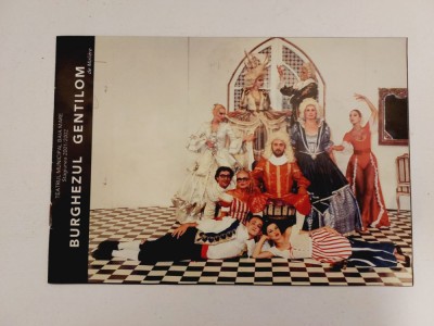 DD- Program sala Burghezul Gentilom Teatrul Municipal Baia Mare 2001-2002 foto