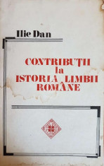 Contributii la istoria limbii romane foto