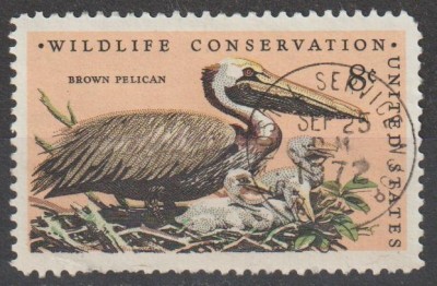 Statele Unite 1972 - Pasari , fauna , Wildlife Conservation foto