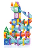 Set de constructie, 3D magnetic blocks, 148 piese, forme diferite multicolor, JollyMag, 109776