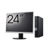 Pachet Calculator Second Hand DELL OptiPlex 7060 Mini PC, Intel Core i3-8100T 3.10GHz, 8GB DDR4, 256GB SSD + Monitor 24 Inch NewTechnology Media
