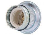 Dulie E27 cu flanșă 38mm din oțel
