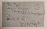 Romania 1863 - Scrisoare cu stampila HUSI