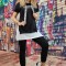 D791RR-1 Trening casual cu imprimeu text