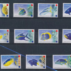 CURACAO -2011-PESTI-Serie completa de 11 timbre nestampilate MNH