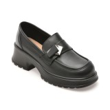 Mocasini GRYXX negri, 8713, din piele naturala