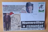 Istoria fotbalului - Suporter - fan zone - echipa de fotbal DINAMO Bucuresti, Radu Nunweiller, plic, intreg postal