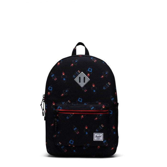 Rucsac pentru copii Herschel Heritage Rocket Sketch Negru - Cod 73756826780