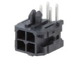 Soclu cablu-placă Micro-Fit 3.0 3mm 4PIN THT 8.5A 600V, MOLEX