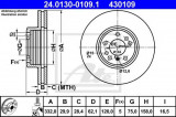 Disc frana BMW X5 (E53) (2000 - 2006) ATE 24.0130-0109.1