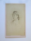 Fotografie pe carton 105 x 63 mm Franz Duschek-Bucuresci circa 1880