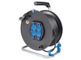 Prelungitor Alimentare AS SCHWABE 3G1,5mm&sup2; 25m Negru 4 Prize Cod 10211