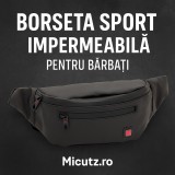 Borseta Sport Brau/Crossbody pentru barbati din Material Textil Impermeabil: Ideala pentru Activitati Fizice, 35x15x10 cm