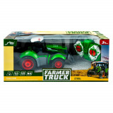 Tractor cu telecomanda, 21.5x9.5x11 cm, 7Toys