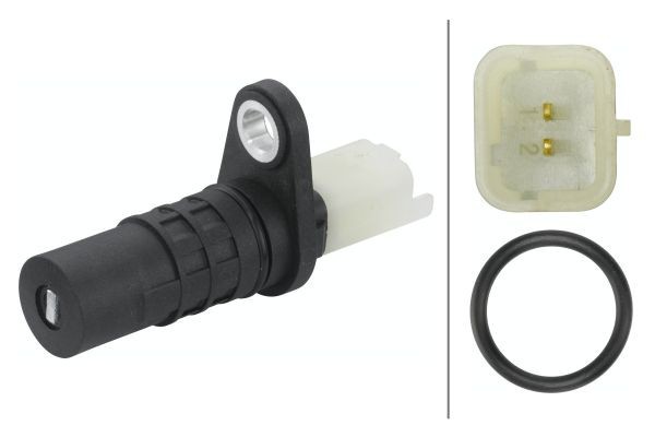 HELLA 6PU 009 167-381 Senzor impulsuri, arbore cotit